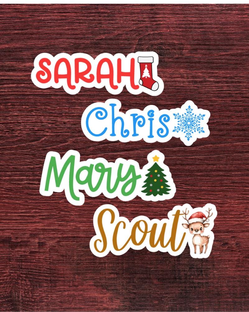 Die-Cut Waterproof Stickers