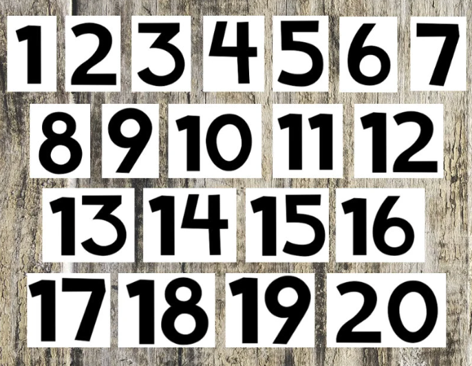 Number Decals Up to 100 Vinyl Stickers-Labels for Classroom Teachers, Student Supplies Organization-Back to School-DIY Projects and Crafts