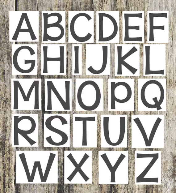 Alphabet Letter Decals Vinyl Stickers - Capital-Uppercase for Classroom Library Labels, Guided Reading Levels - Back to School