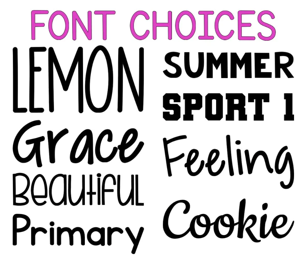 Name Decals Vinyl Stickers & Graphic Icon - Personalized Custom Word Labels with Symbol for Tumblers, Water Bottles, Sports, Back to School