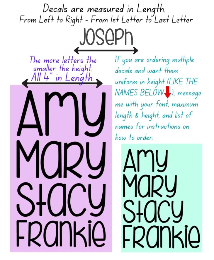 Name Decals Vinyl Stickers & Graphic Icon - Personalized Custom Word Labels with Symbol for Tumblers, Water Bottles, Sports, Back to School