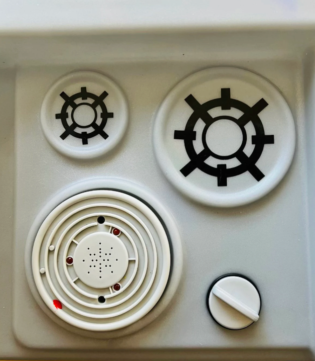 Kid's Play Kitchen Gas Stove Burner Decals - Replacement Vinyl Stickers - Playroom,  Preschool, Kindergarten Home Center - DIY Makeover