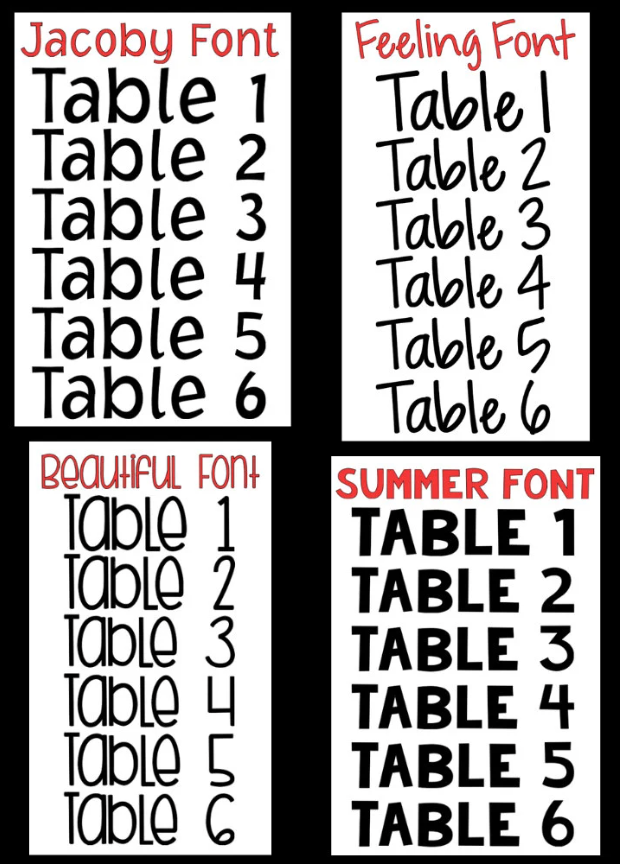 Table Number Decals for Classroom Caddies - Teacher Organization Vinyl Sticker Labels - Back to School Supplies