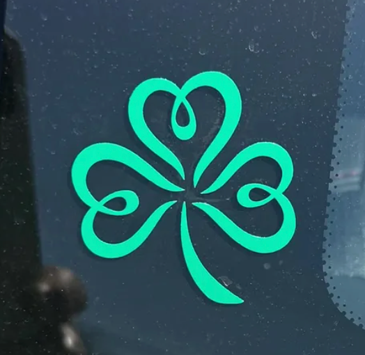 Celtic Shamrock Decals - St. Patrick's Day Vinyl Stickers - Clovers for DIY Craft Projects