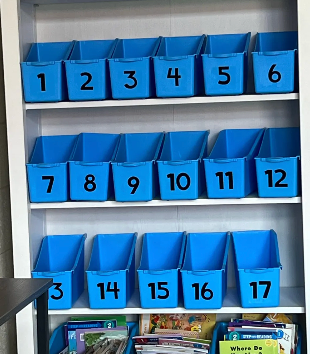 Number Decals Up to 100 Vinyl Stickers-Labels for Classroom Teachers, Student Supplies Organization-Back to School-DIY Projects and Crafts