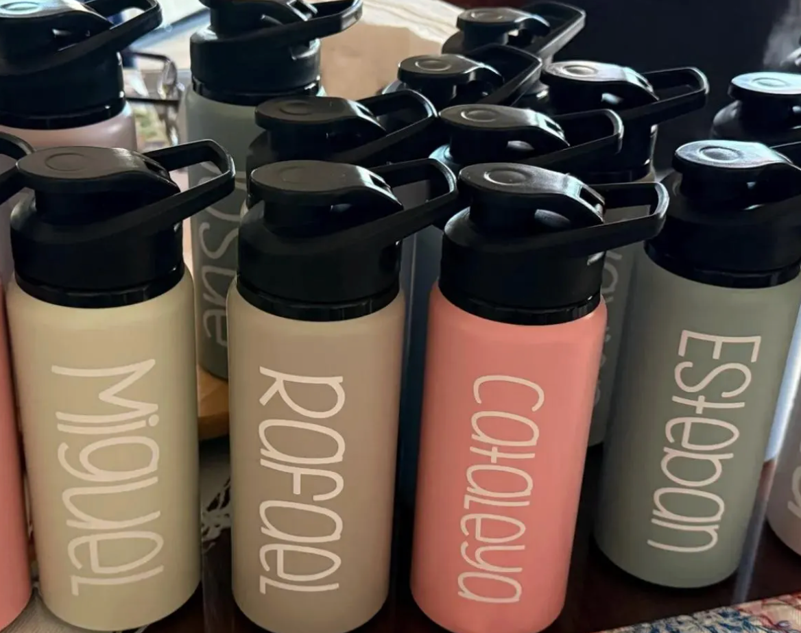 Name Decals - Personalized Vinyl Stickers - Custom Word Labels for Cups, Tumblers, Water Bottles, Back to School Supplies