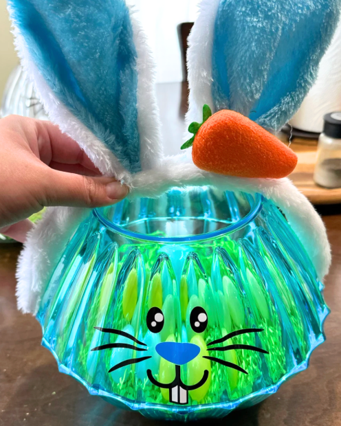 Easter Bunny Rabbit Face Decals - Vinyl Stickers for Spring DIY Crafts - Bucket, Pail, Wine Glass, Mug