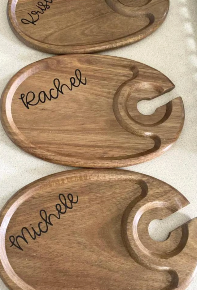 Cursive Name Decals - Personalized Vinyl Stickers - Script Words for Tumblers, Water Bottles, Wine Glasses, Girl's Weekend