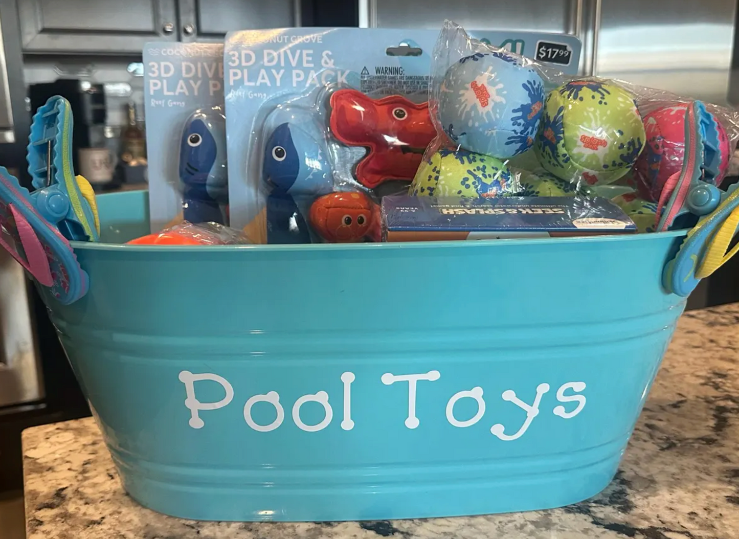 Summer Decals - Pool Party Vinyl Stickers - Personalized Word Labels for Birthday Decorations, DIY Projects, Crafts