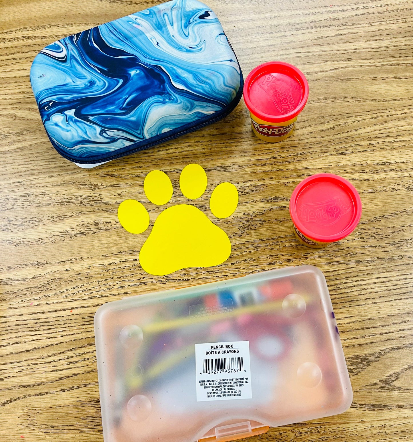 Paw Print Decals Vinyl Stickers - Dog or Cat Treat Jar, Food Container, Kennel - Pet Rescue ID for Mailbox, Window, Door - Animal DIY Projects