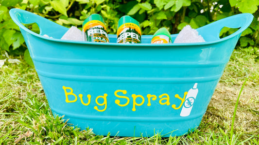 Bug Spray Decal Vinyl Sticker - Birthday Party, Picnic, Pool Container, Beach Buckets, Graduation, Summer Fun Decorations-DIY Projects
